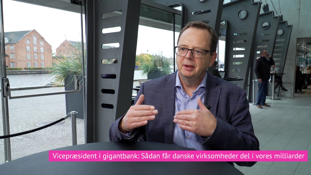Ny dansk vicepræsident i Europas gigantbank: Danske virksomheder skal have større del i vores milliarder